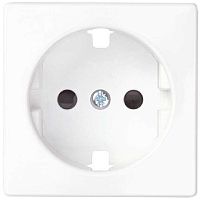 Лицевая панель Simon82 для 1-м. розетки 220В белый картинка